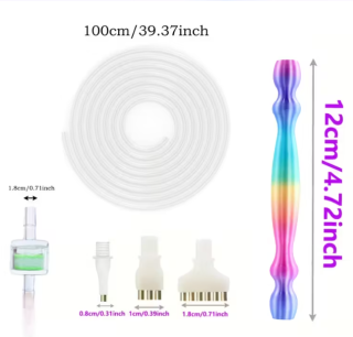 Preview: Diamond Painting 7-teiliges Vakuum-Diamant-Stift-Ersatzset
